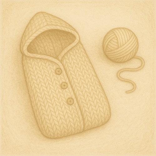 Иллюстрация услуги: Конверты для новорождённых — Вяжунчик